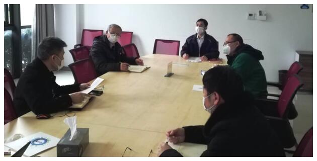 上级辅导光临百乐博巡视、查抄防疫防控工作